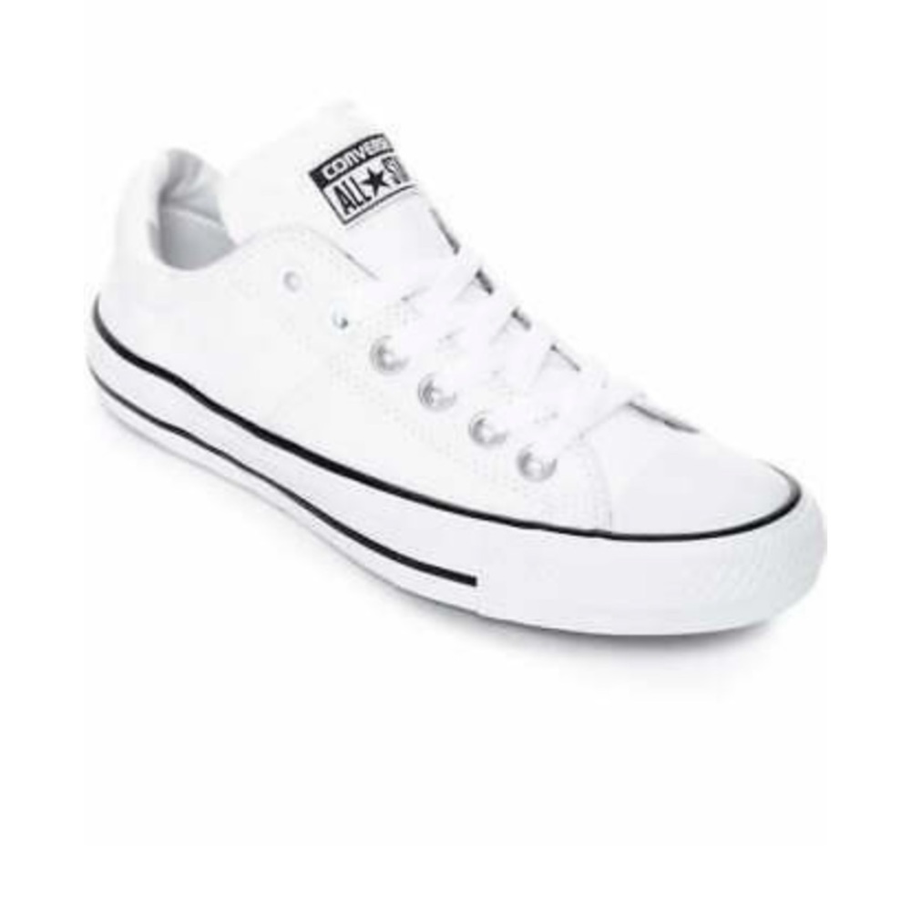 Converse Womens Madison Ox Black and White Size 10